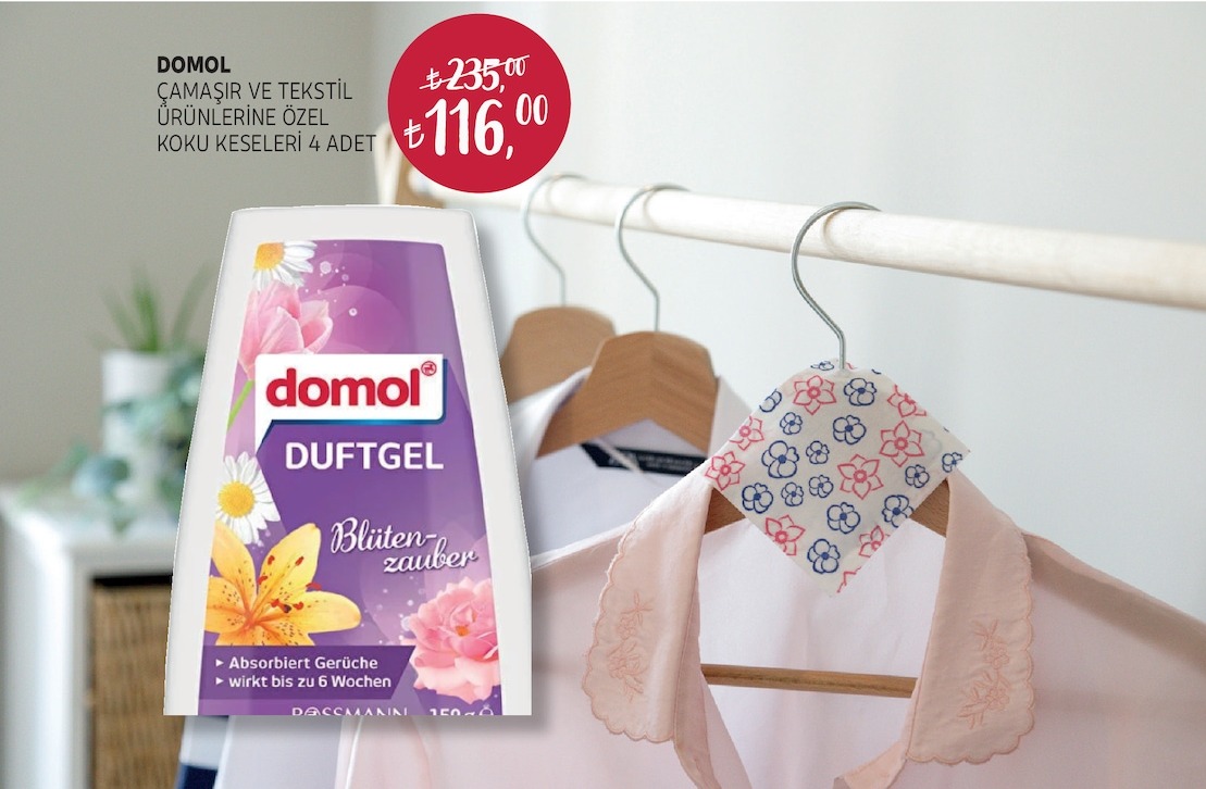 Domol Çamaşir Ve Tekstil Ürünlerine Özel Koku Keseleri 4 Adet