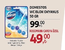 Domestos Wc Blok Okyanus 50 Gr