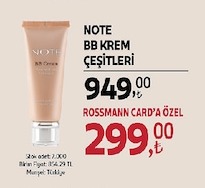 Note Bb Krem Çeşitleri