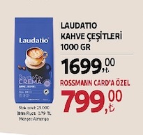 Laudatio Kahve Çeşitleri 1000 Gr