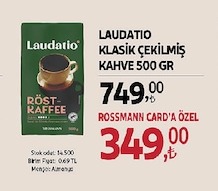 Laudatio Klasik Çekilmiş Kahve 500 Gr