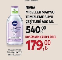 Nivea Miceller Makyaj Temizleme Suyu Çeşitleri 400 Ml