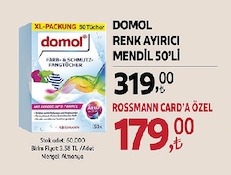 Domol Renk Ayirici Mendil 50'Li