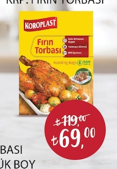 Koroplast Fırın Torbası