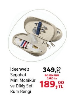 Ideenwelt Seyahat Mini Manikür Ve Dikiş Seti Kum Rengi