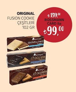 Original Fusion Cookie Çeşitleri 102 Gr