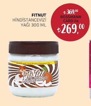 Fitnut Hindistancevizi Yağı 300 Ml