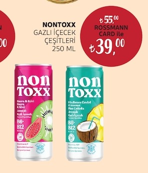 Nontoxx Gazlı İçecek Çeşitleri 250 Ml