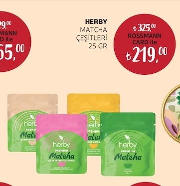 Herby Matcha Çeşitleri 25 Gr