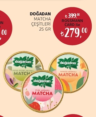 Doğadan Matcha Çeşitleri 25 Gr