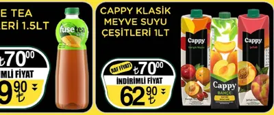 Cappy Klasik Meyve Suyu Çeşitleri 1Lt