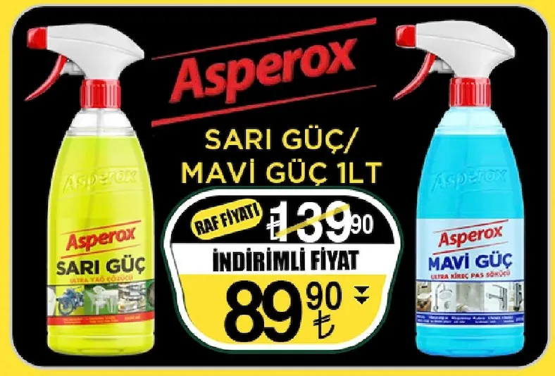 Asperox Sari Güç/ Mavi Güç 1 Lt