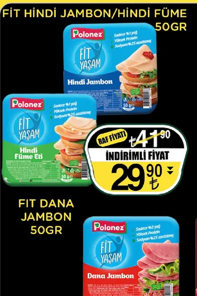 Fit Hindi Jambon/Hindi Füme 50Gr