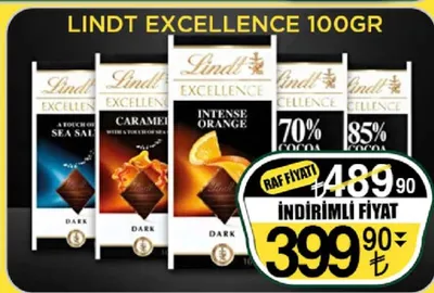 Lindt Excellence 100Gr