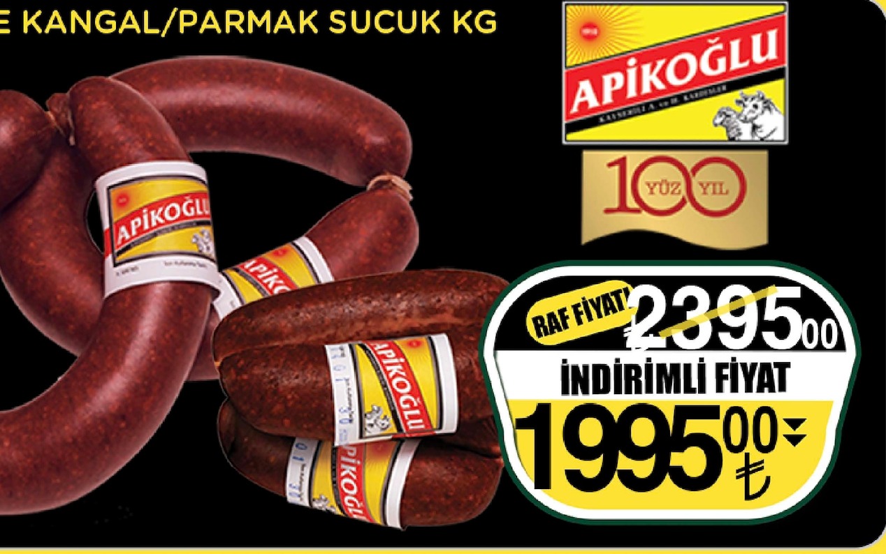Apikoğlu Kangal/Parmak Sucuk Kg