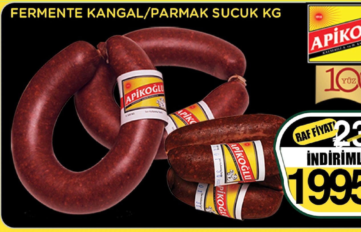 Apikoğlu Fermente Kangal/Parmak Sucuk Kg