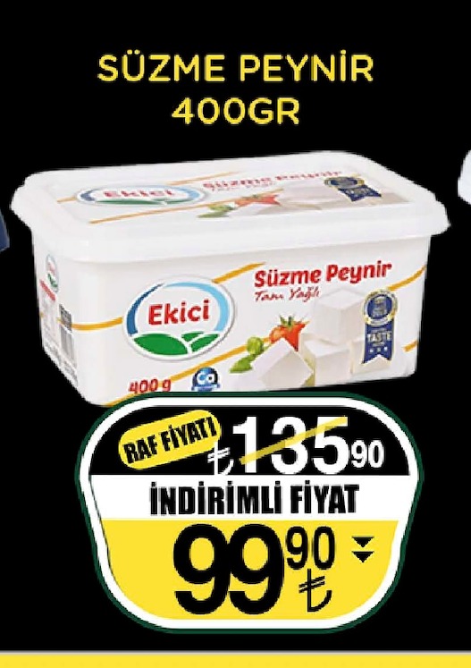 Ekici Süzme Peynir 400Gr