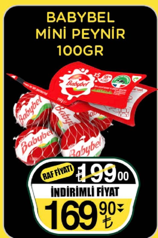 Babybel Mini Peynir 100Gr
