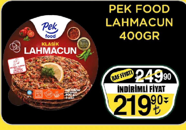 Pek Food Klasik Lahmacun 400Gr