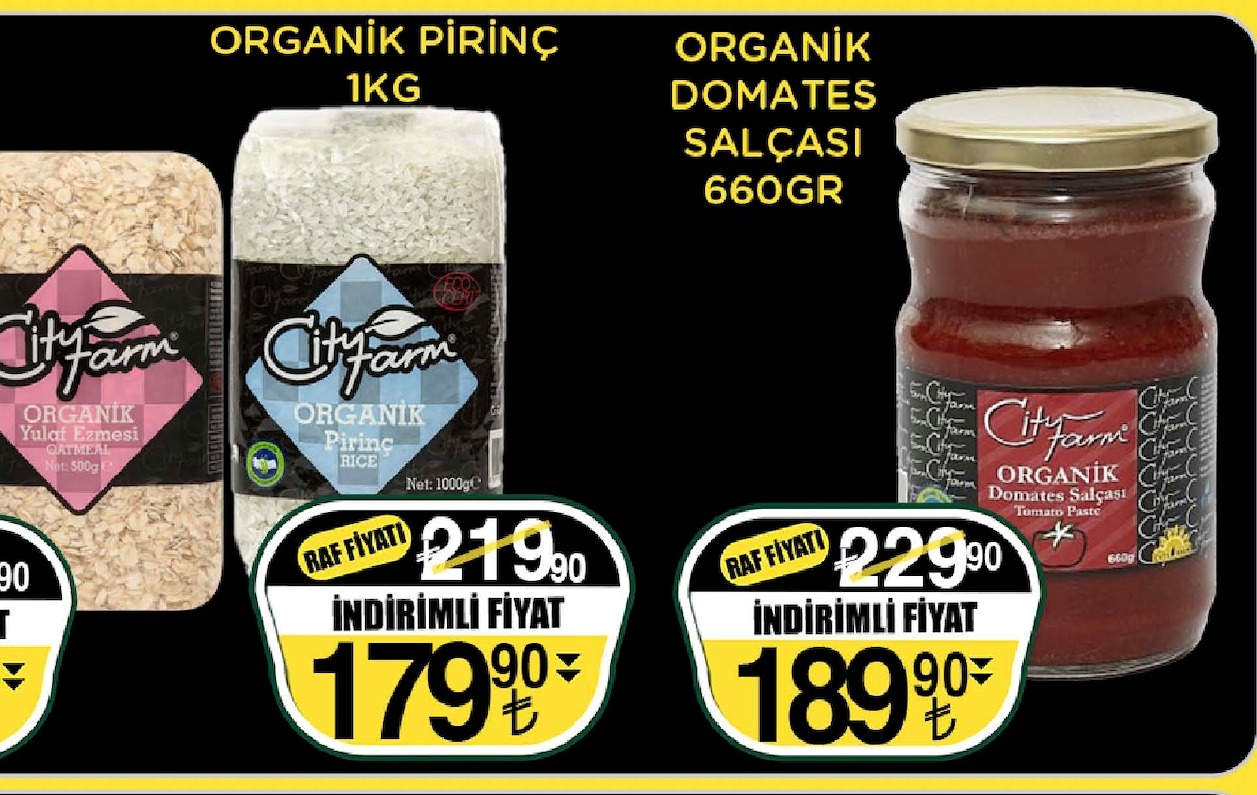 City Farm Organik Pirinç 1Kg