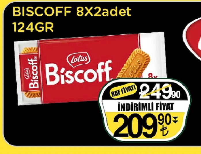 Biscoff 8X2 Adet 124Gr