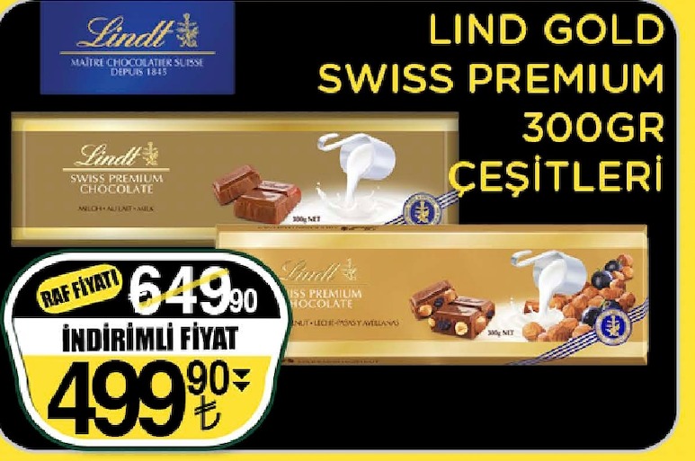 Lind Gold Swiss Premium 300Gr Çeşitleri