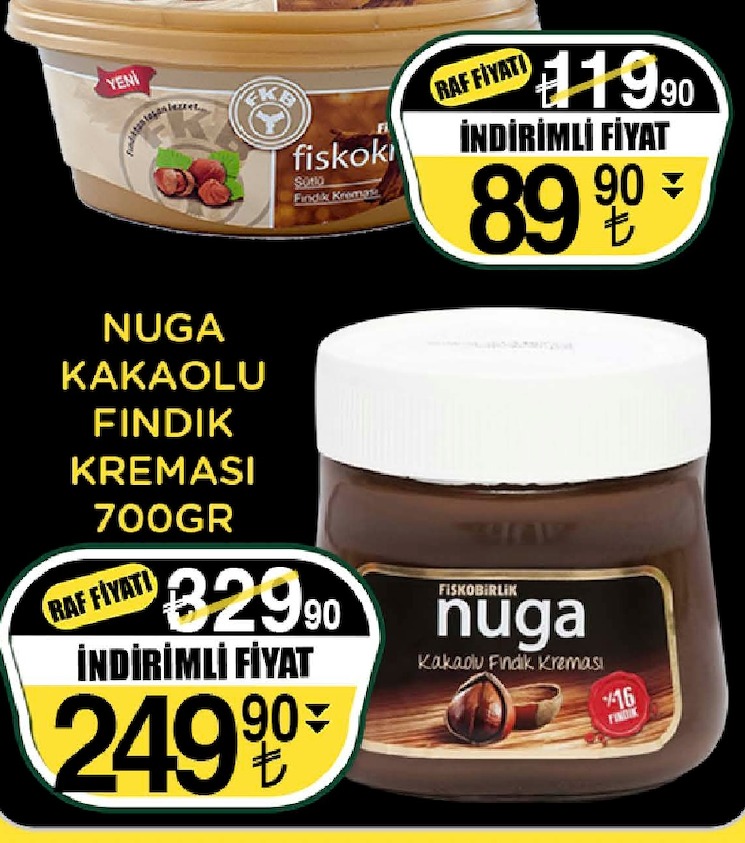 Nuga Kakaoğlu Fındık Kreması 700Gr