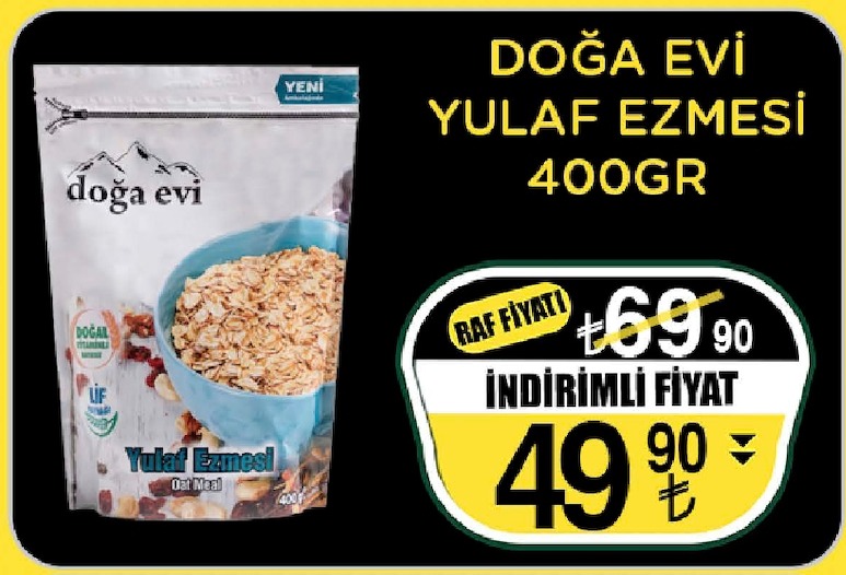 Doğa Evi Yulaf Ezmesi 400 Gr