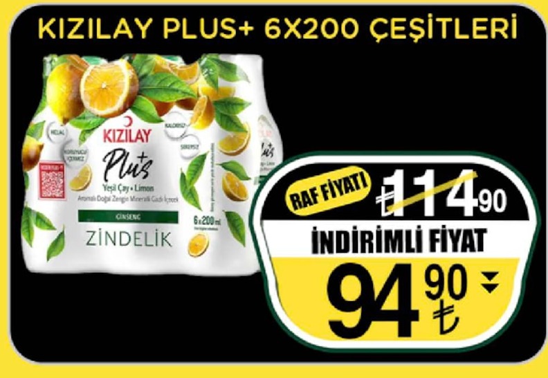 Kızılay Plus+ 6X200 Çeşitleri