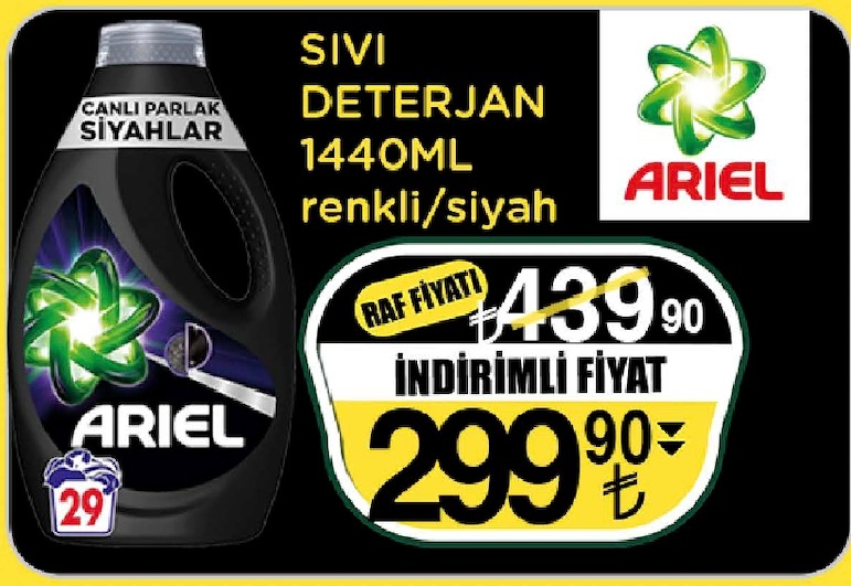 Ariel Sıvı Deterjan 1440Ml