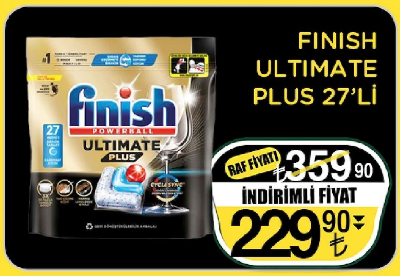Finish Ultimate Plus 27'Li
