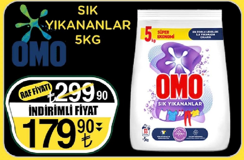 Omo Sık Yıkananlar 5Kg