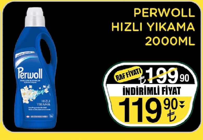 Perwoll Hizli Yikama 2000Ml