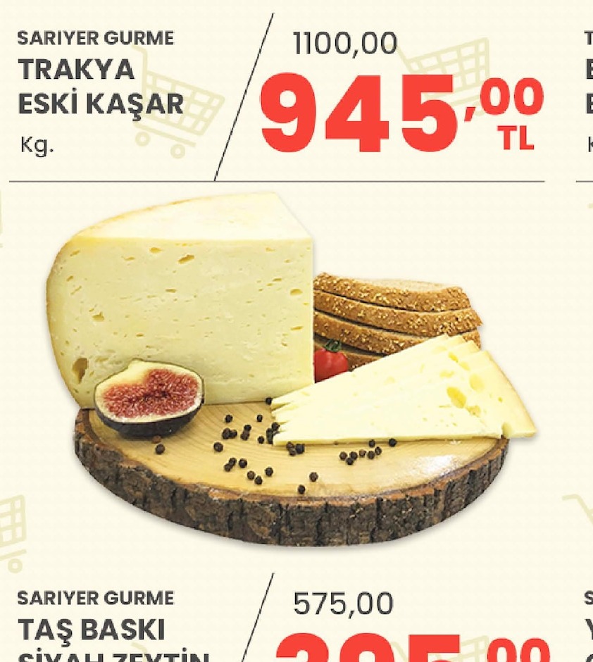 Sariyer Gurme Trakya Eski Kaşar Kg.