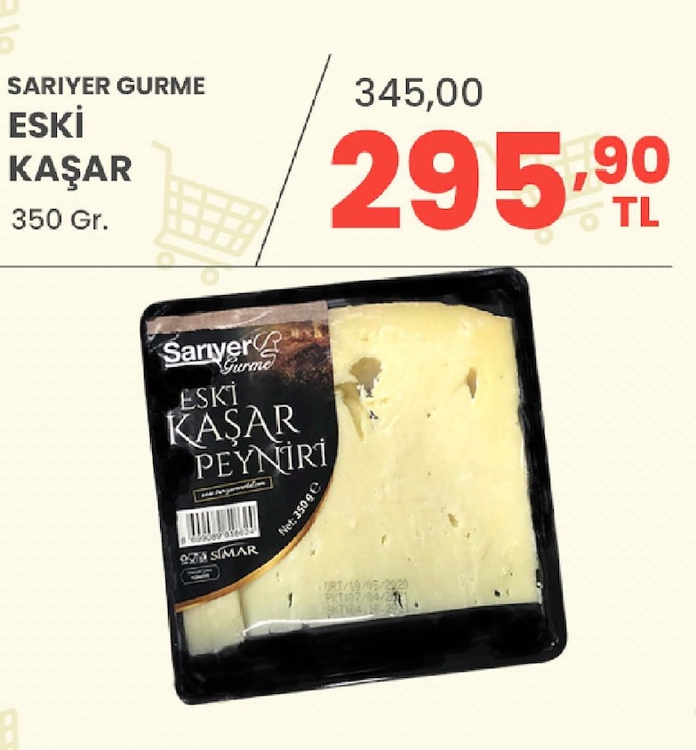 Sariyer Gurme Eski Kaşar 350 Gr.