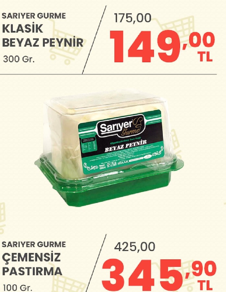 Sariyer Gurme Klasik Beyaz Peynir 300 Gr