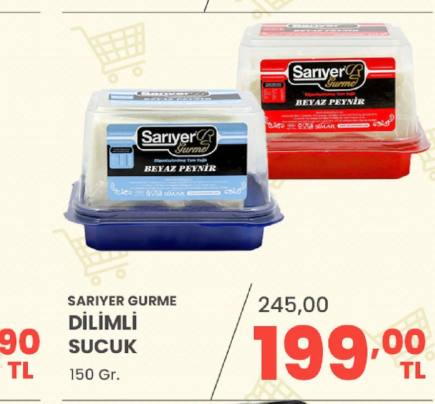 Sariyer Gurme Dilimli Sucuk 150 Gr