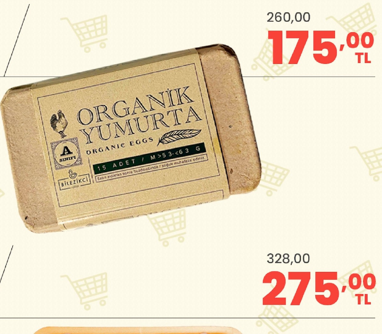 Organik Yumurta 15 Adet