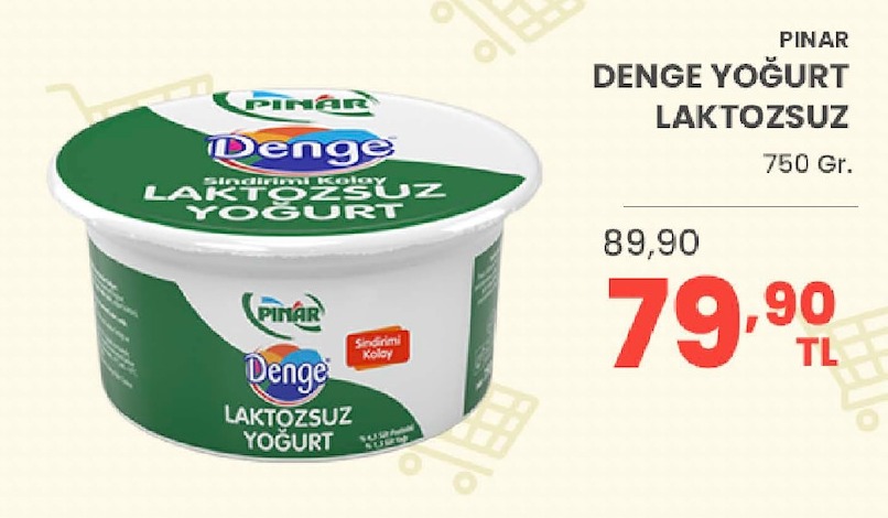 Pınar Denge Yoğurt Laktozsuz 750G