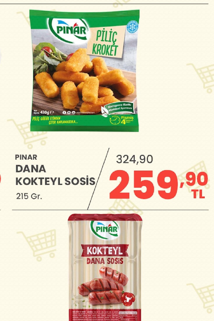 Pinar Piliç Kroket 430G