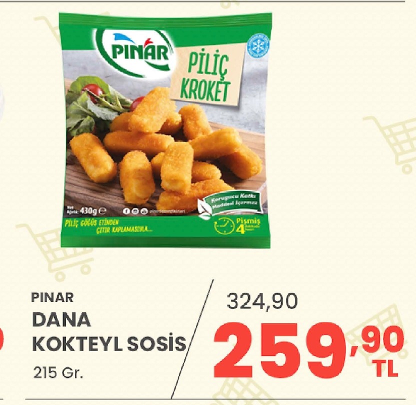Pinar Dana Kokteyl Sosis 215 Gr