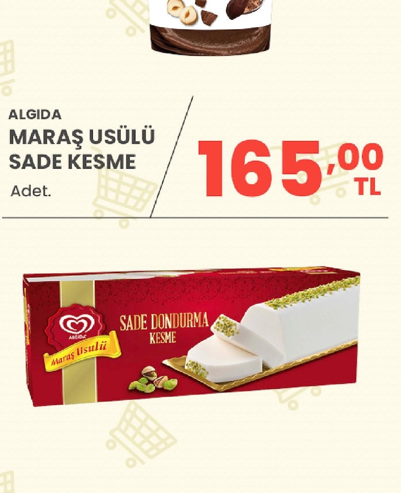 Algida Maraş Usülü Sade Kesme Adet