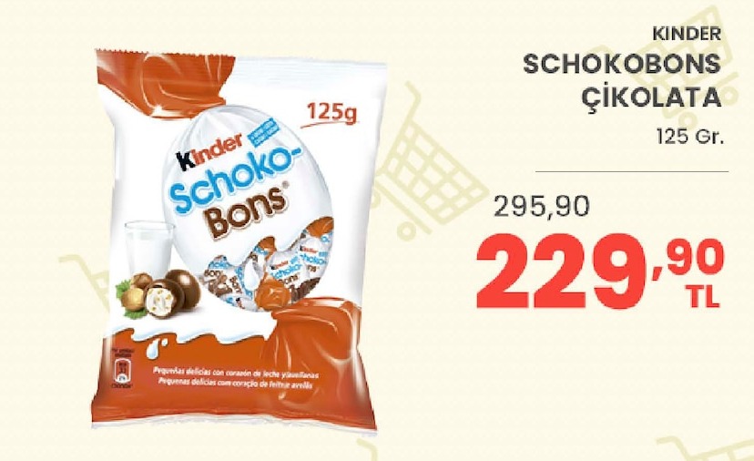 Kinder Schokobons Çikolata 125 Gr
