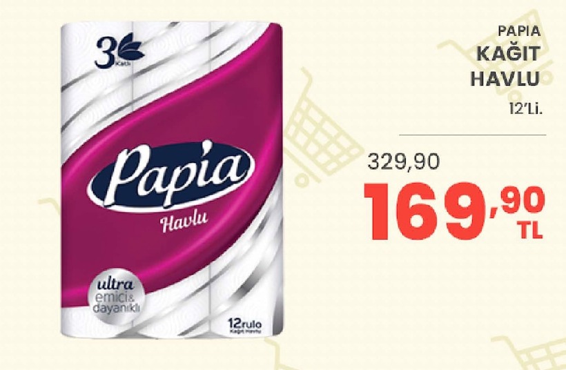 Papia Kağıt Havlu 12'Li