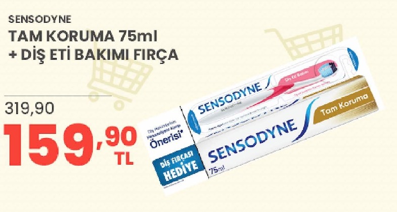 Sensodyne Tam Koruma 75Ml + Diş Eti Bakımı Fırça