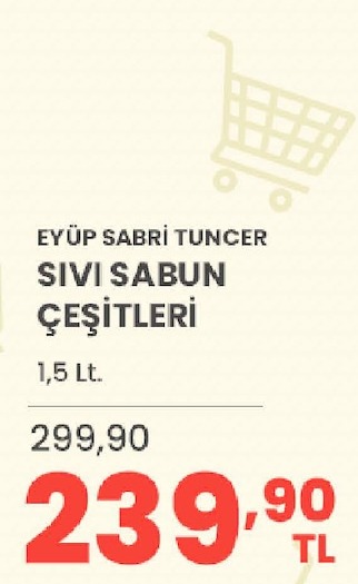 Eyüp Sabri Tuncer Sıvı Sabun Çeşitleri 1,5 Lt.