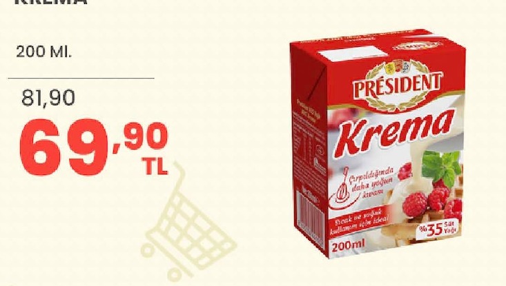 Président Krema 200Ml