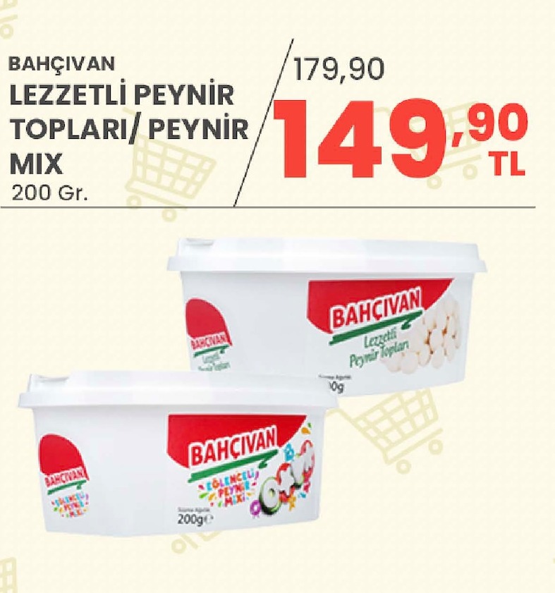 Bahcıvan Lezzetli Peynir Topları/Peynir Mix 200 Gr.