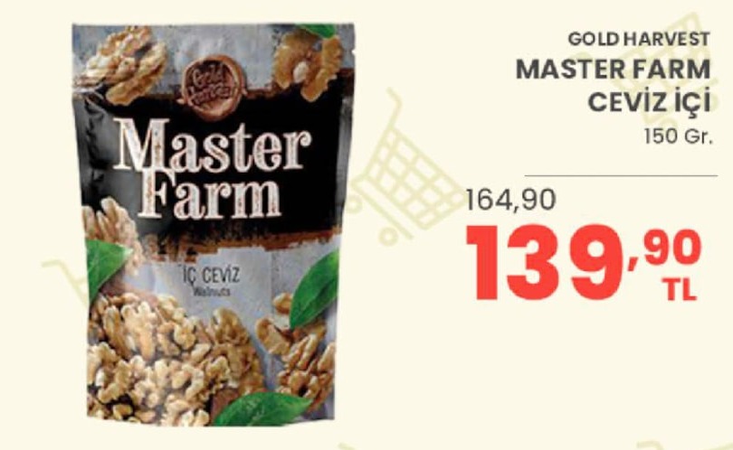 Gold Harvest Master Farm Ceviz Içi 150 Gr