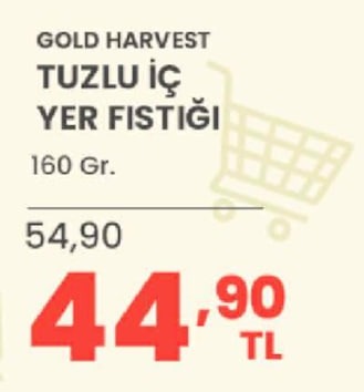 Gold Harvest Tuzlu Yer Fıstığı 160 Gr